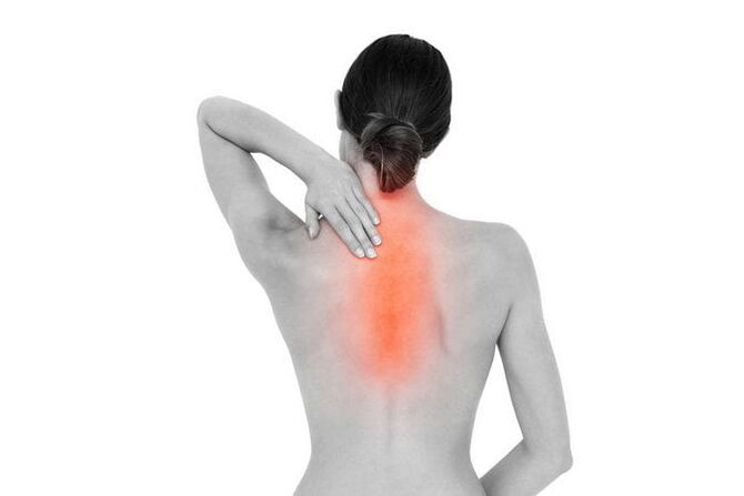 Osteochondrose der Brustregion